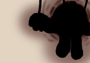 Episode 6 teaser art. Apple as a marionette.